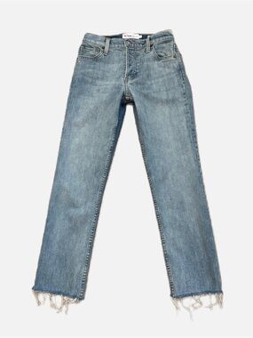 Re/Done x Cindy Crawford The Crawford Stretch Light Wash Denim Jeans Size 23